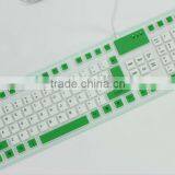 Color Keys Usb Silicon Keyboard