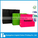 Promotion Color Custom Paper Gift Bag Factory printing with Logo