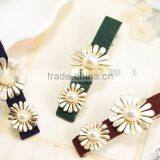 Fashion Lovely Decorative Flower Pearls Hair Clip Hair Accessory thumbnail-2