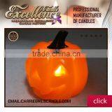 Pumpkin Style Halloween Flame LED Candle With Yellow Light thumbnail-1