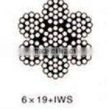 Elec.Galvanized Steel Wire Rope 6 x 9 + IWS