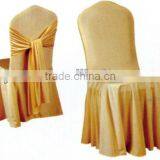 Elegant Wedding Chair Covers Yellow Chair Cloth thumbnail-1