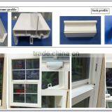 Plastic American Lifting Window Material and Horizontal Opening Pattern Pvc Double Window