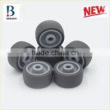 2016 Newest Durable 36.5mm Grey TPU Ball Rubber Caster Wheels With Shaft thumbnail-5