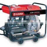 KAMA 5.25/6.25kva DC Output Single Phase Small Diesel Generator Open-frame Type for Sale