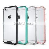 Clear Hard Back Transparent Phone Case TPU Bumper Cover Case For iphone 6 plus