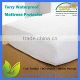 Eco Friendly Terry Waterproof Mattress Protector Against Dust Mite