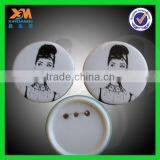 China Wholesale Large Various Styles Custom Metal Tin Button Badges Tinplate Badge thumbnail-1
