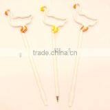 Hot Selling Pendant Duck Plastic Ball Pen thumbnail-1