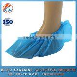 Outdoor Waterproof Blue CPE Disposable Shoe Covers thumbnail-3