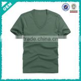 New ! hot sale men deep low cotton v-neck t-shirts (lyt-04000118)