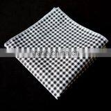 High Quality Chambray Denim Cotton Linen Pocket Square Bandana Handkerchief thumbnail-3