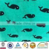 Newest Design Print Poly Knit Fabric for Winter Bed and Blanket