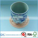 2015 Hot-selling Round Wooden Tea, Coffee Cup Coaster thumbnail-3