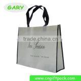 Grey Non-woven Tote Bag Print Tote With Label thumbnail-2