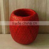 2014 Nature Bamboo Basket, Decorative Wicker Wall Baskets, Craft Basket for Storage and Decoration