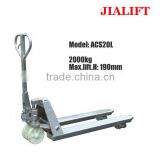 All stainless steel hand pallet truck ACS20L