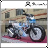 Descartes made inflatable auto cycle models, large inflatable replica motorcycle