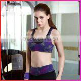 High Quality no Rim Women Seamless Sport Gym Bra Top thumbnail-1