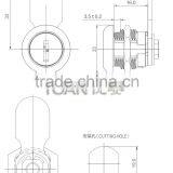 Office Desk Drawer Lock and Magnetic Lock for Cabinets thumbnail-2