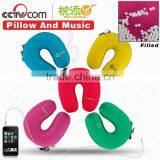 Microbead MP3 Travel Pillow With Double Speakers thumbnail-1