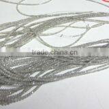 Natural Still Grey Loose Diamond Beads Chain Strand