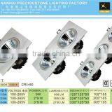 Double-Head 2*12W Embedded Led Grille Lamp Light Fixture thumbnail-5