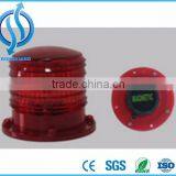 Yellow or Red Solar Power Flashing Road Safety LED Warning Barricade Light thumbnail-5
