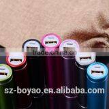 2016 Factory Price Cylinder Shape Power Bank,portable Power Bank With LED Light thumbnail-3