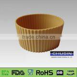 Bpa Free and Reusable Silicone Coffee Cup Sleeves thumbnail-3