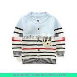 Fashion New Design 1/4 Zip Stripes Knitting Boys Pullover Sweater thumbnail-1