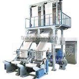 Double Die-head PE Plastic Blow Film Extruder Machinery
