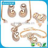 Wedding Jewelry 2016 Ring Earing Bracelet Necklace Sets For Women thumbnail-1