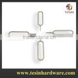 Silver Stainless Iron SIM Card Tray Extractor Clip for Iphone/ipad