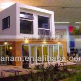 cheap and movable ISO9001 20ft modular container house shop