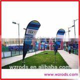 Big Size Outdoor Display Teardrop Flag