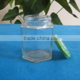 150ml sexangular pickles glass jar with cap