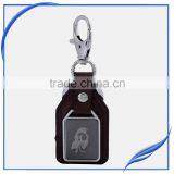 Promotion Religious Custom Made Genuine Leather Metal Keychain