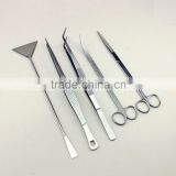 Fish aquarium Cleaning tools ,long tweezers ,scissors and cleaner tools