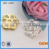 Hot!!! Shining Flatback Flower-shaped Rhinestone Button With Crystal for Headband Decoration thumbnail-1