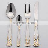89pcs Stainless Steel Gold Plated Cutlery for Turkey Iran Market thumbnail-4