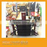 Modern Tempered Glass Metal Lcd tv Stand thumbnail-1