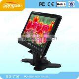 Guangzhou Factory Stand Alone 7 Inch Car LCD TV Monitor With USB thumbnail-2