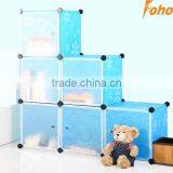 6 Cubes PVC Plastic White Non See Though Cube Storage Box(FH-AL0024-6)