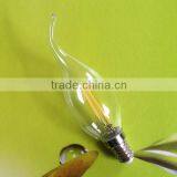 Tail LED Filament Bulb C35 E14 2W Candle Filament LED Bulb With High Lumen
