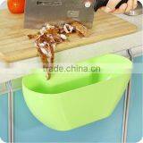 Plastic Kitchen Garbage Bowl,Trash Hanging Holder Bowl,Waste Storage Bin thumbnail-3