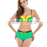Summer Sexy Sweet Girl High Waist Swim Wear thumbnail-5