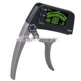 Multifunctional LCD Acoustic Electronic Guitar Capo Tuner TCapo20 Coffee