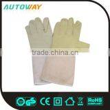 Pig Split Leather/Canvas Gloves Welding thumbnail-1