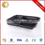 5-Compartments Disposable Plastic PP Bento Lunch Box ,Food Container